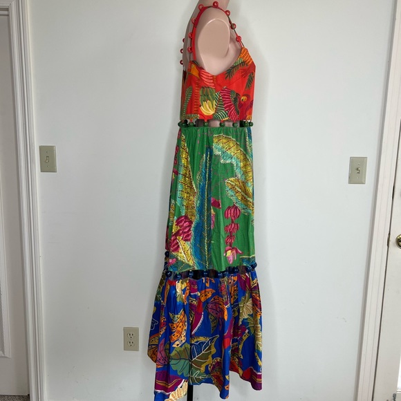 Farm Rio Mixed Prints MIDI Dress - Picture 6 of 11